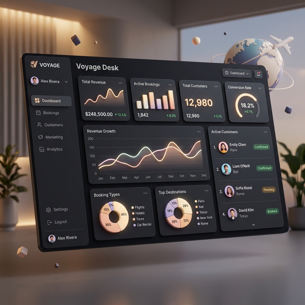 TravelOS Dashboard